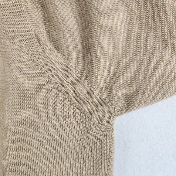 Gran Sasso Made in Italy Wool/Silk/Cashmere Luxury Knit Polo Sweater Men SZ M/L - Picture 9 of 16